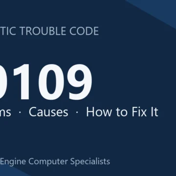 B0109 Code Symptoms, Causes, Diagnosis & Module Repair Guide