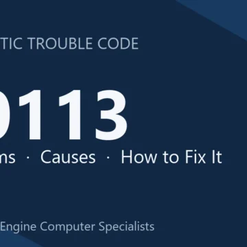 B0113 Code Symptoms, Causes, Diagnosis and Repair Guide Step by Step