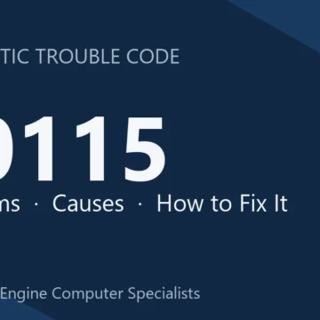 B0115 Code Symptoms, Causes, Diagnosis, Repair & Prevention Tips
