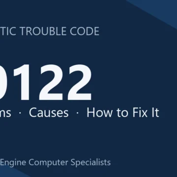 B0122 Code Symptoms, Causes, Repair Guide & Cost Estimate & Tips