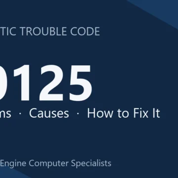 B0125 Code Symptoms, Causes, Diagnosis & Repair Steps DIY Guide