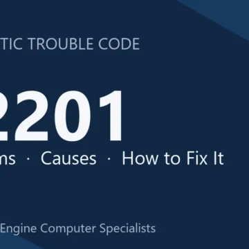 B2201 Code Symptoms, Causes, Diagnosis, Repair Procedures & Costs
