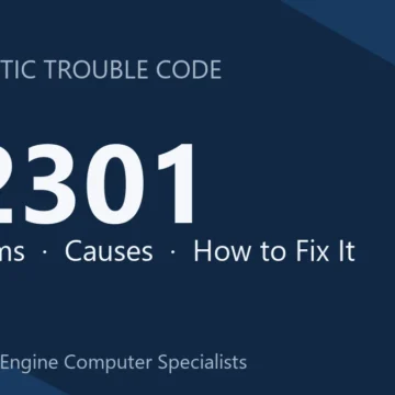 B2301 Code Symptoms, Causes, Diagnosis & Repair Overview Guide