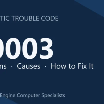 C0003 Code Symptoms, Causes, and Repair Procedures Explained