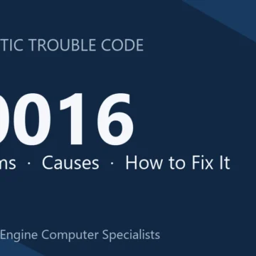 C0016 Code Symptoms, Causes, Diagnosis, Repair Costs & Safety