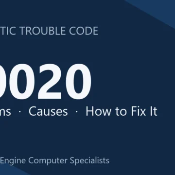 C0020 Code Symptoms, Causes, and Comprehensive Repair Guide Steps