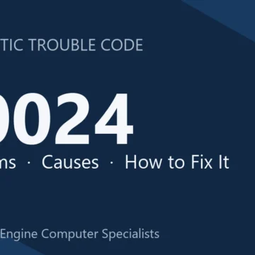 C0024 Code Symptoms, Causes, Diagnosis & Repair with Cost Guide