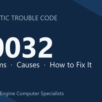 C0032 Code Symptoms, Causes, Diagnosis, Repair & Programming Costs