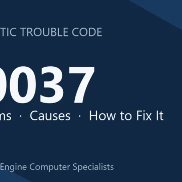 C0037 Code Symptoms, Causes, Diagnosis & Repair Overview Guide