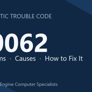 C0062 Code Symptoms, Causes, Diagnostic Steps & Cost Repair Guide
