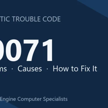 C0071 Code Symptoms, Causes, Diagnostic Steps & Repair Costs