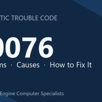 C0076 Code Symptoms, Causes, Diagnosis & Repair Guide Overview