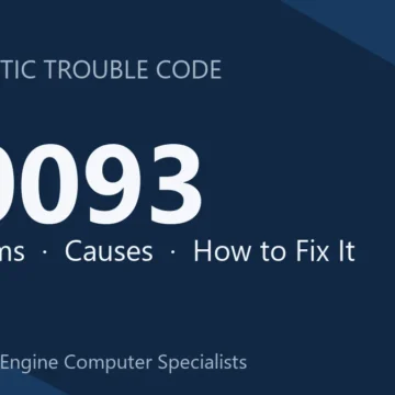 C0093 Code Symptoms, Causes, Diagnosis and Repair Cost Guide