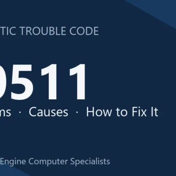 C0511 Code Symptoms, Causes, Diagnosis & Repair & Programming Guide