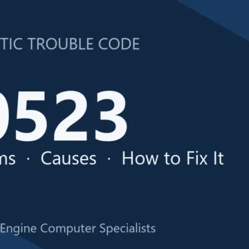 C0523 Code Symptoms, Causes, Diagnosis and Repair Guide Steps