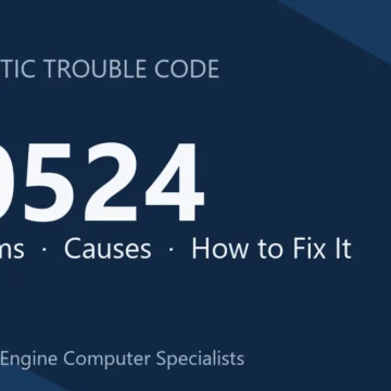 C0524 Code Symptoms, Causes, Diagnostic Process, Cost & Safety Tips