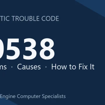 C0538 Code Symptoms, Causes, Diagnosis & Repair Cost Guide – Stepwise