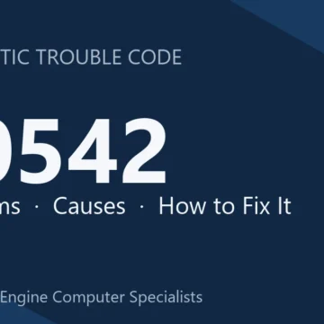 C0542 Code Symptoms, Causes, Diagnostic Steps & Safety Tips Guide
