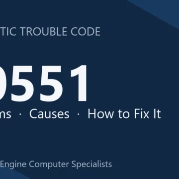 C0551 Code Symptoms, Causes, Diagnosis & Repair Guide – Step by Step