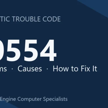 C0554 Code Symptoms, Causes, and Repair Guide for Technicians