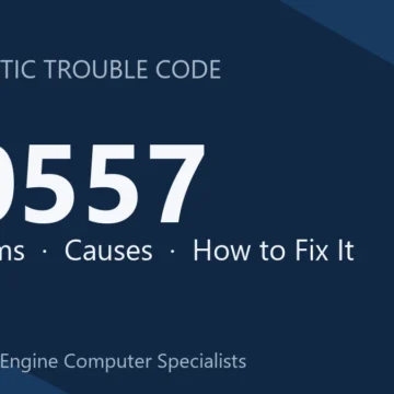 C0557 Code Symptoms, Causes, Diagnosis & Repair Procedure Guide