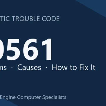 C0561 Code Symptoms, Causes, Diagnosis & Repair Procedures Guide