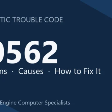 C0562 Code Symptoms, Causes, Diagnosis & Repair Guide Steps Overview