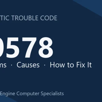 C0578 Code Symptoms, Causes, Diagnosis and Repair Procedures