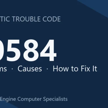 C0584 Code Diagnosis, Symptoms, Causes & Repair Costs Complete Guide