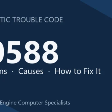 C0588 Code Symptoms, Causes, Diagnosis & Repair Costs Guide Manual
