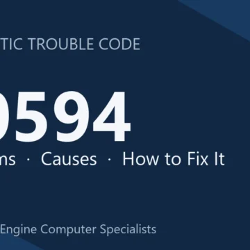 C0594 Code Symptoms, Causes, Diagnosis, Repair & Cost Guide Info