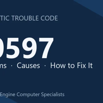 C0597 Code Symptoms, Causes, Diagnosis and Repair Guide Procedures
