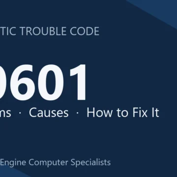 C0601 Code Symptoms, Causes, Diagnosis & Repair Guide Overview