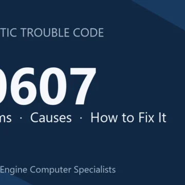 C0607 Code Symptoms, Causes, Diagnosis, Repair & Reprogramming Costs