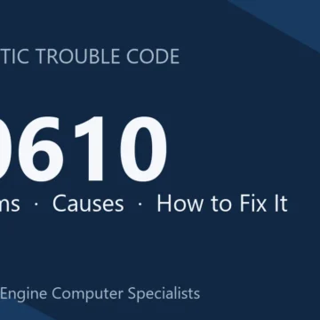 C0610 Code Symptoms, Causes, Diagnosis & Repair Costs Guide Info