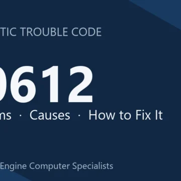 C0612 Code Symptoms, Causes, Diagnosis, Repair & Cost Overview