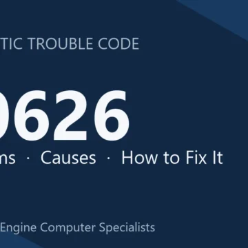C0626 Code Symptoms, Causes, and Repair Recommendations Guide