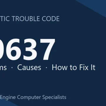 C0637 Code Symptoms, Causes, Diagnosis, Repair & Cost Guide Tips