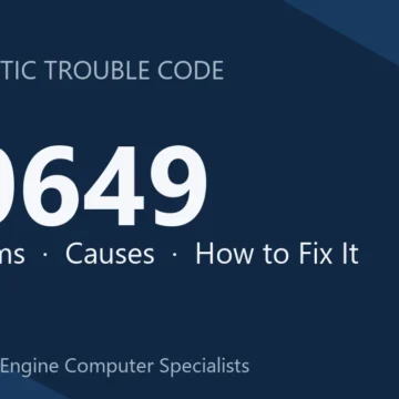 C0649 Code Symptoms, Causes, Diagnosis & Repair Cost Guide Pricing