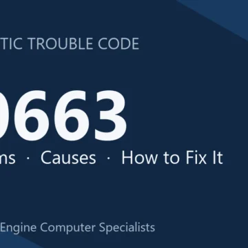 C0663 Code Symptoms, Causes, Diagnosis and Repair Guide Steps
