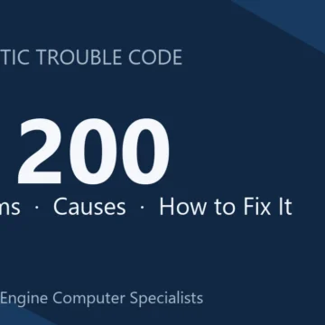 C1200 Code Symptoms, Causes, Diagnosis & Repair Steps and Recode