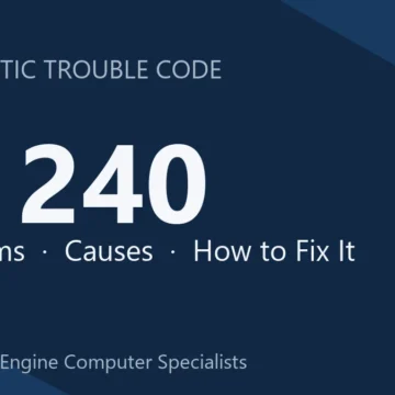 C1240 Code Symptoms, Causes, Diagnosis, Repair Steps & Pricing
