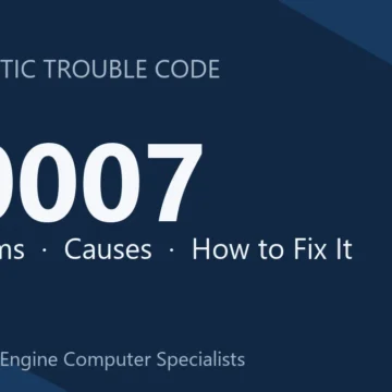 P0007 Code Symptoms, Causes, Diagnosis, Cost & Safety Tips Guide