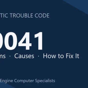 P0041 Code Symptoms, Causes, Diagnosis and Repair Guide for Engine