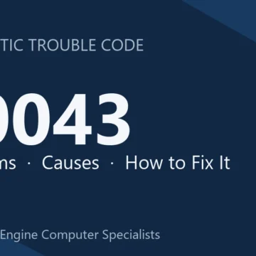 P0043 Code Symptoms, Causes, Diagnosis & Repair & Reprogramming Guide
