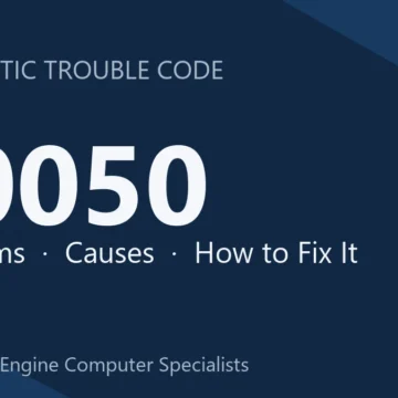 P0050 Code Symptoms, Causes, Repair Steps & Cost Overview Safety Tips