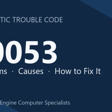 P0053 Code Symptoms, Causes, Diagnostic Steps & Repair Guide