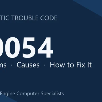 P0054 Code Symptoms, Causes, Diagnosis, Repair & Cost Guide Overview
