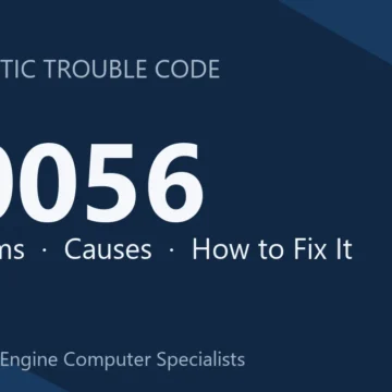 P0056 Code Symptoms, Causes, Diagnosis & Repair and Programming Guide