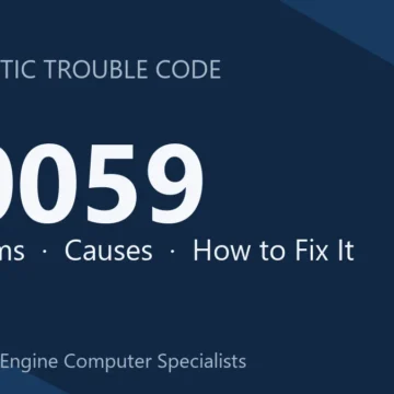 P0059 Code Symptoms, Diagnosis, Cost, Repair Options & Prevention